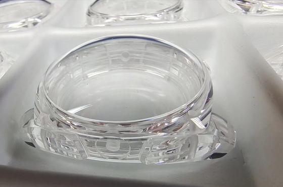 Προσαρμοσμένη θήκη ρολογιού με οπτικό γυαλί Sapphire Crystal Bezel Parts άξονας C