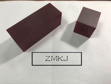 36x36x60mmt κόκκινο Al2O3 χρωμίου κρυστάλλου Cr3+Doped σαπφείρου λέιζερ προσαρμοσμένο φραγμός μέγεθος