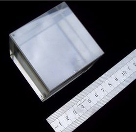 κρύσταλλα οξειδίων TeO2 τελλουρίου 10x10 mmt, υπόστρωμα TeO2 γκοφρετών κρυστάλλου