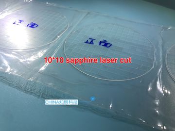 10x10/7x7mm επιστημονικός εργαστηρίων εξοπλισμού σαπφείρου γυαλιού προστατευτικός φακός καμερών λέιζερ τέμνων