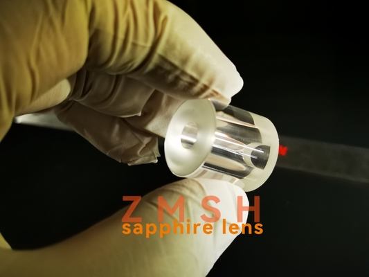 Monocrystalline Al2O3 διαφανής σωλήνων γυαλιού σαπφείρου που γυαλίζεται