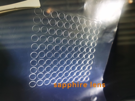 Al2O3 Custom Single Crystal Sapphire Cut Windows Glass Dia5,5 x 0,5mmt DSP