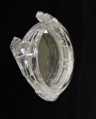 Προσαρμοσμένη θήκη ρολογιού με οπτικό γυαλί Sapphire Crystal Bezel Parts άξονας C