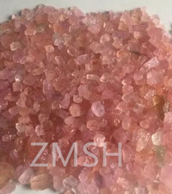 Ροζ ροδάκινο Συνθετική ακατέργαστη πετράδια με σκληρότητα Mohs 9 Προσαρμογή για κοσμήματα