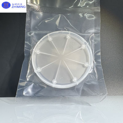 Σιλικονικό καρβίδιο Wafer Προσαρμοσμένο μέγεθος Ημιμονωτικό SiC Wafers Σχεδόν άχρωμο Διαφανές Αντίσταση υψηλής πίεσης