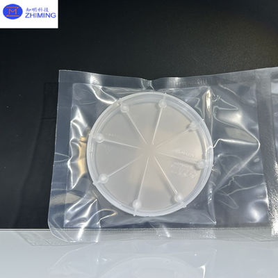 Σιλικονικό καρβίδιο Wafer Προσαρμοσμένο μέγεθος Ημιμονωτικό SiC Wafers Σχεδόν άχρωμο Διαφανές Αντίσταση υψηλής πίεσης