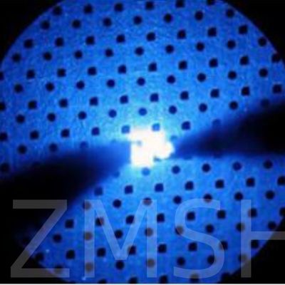 2 ίντσες 4 ίντσες με βάση το GaN Μπλε πράσινο LED που αναπτύχθηκε σε επίπεδο ή PPS Σαφείρι MOCVD DSP SSP