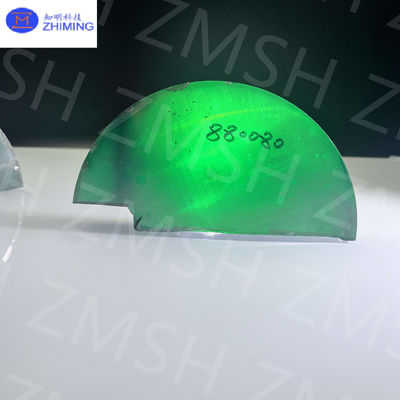 Σμαραγδένιο πράσινο Moissanite SiC Μοναδικό κρύσταλλο σκληρότητα Mohs 9,25 Moissanite πρώτη ύλη για κοσμήματα