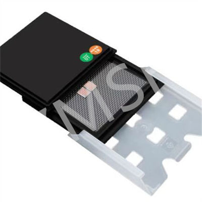 4inch 6inch 8inch σκοτεινό χρώμα κιβωτίων εμπορευματοκιβωτίων μεταφορέων πυριτίου κιβωτίων γκοφρετών πολυπροπυλενίου πολυ