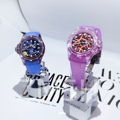 Εργαστηριακά καλλιεργημένο Sakura Pink Sapphire Watch Case πολυτελή ανθεκτικό στις γρατσουνιές