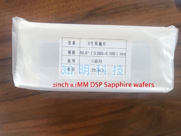 Καλή τιμή Στρογγυλές γκοφρέτες 2 ίντσα 50.8mm πάχος 100um/0.1mm υποστρωμάτων σαπφείρου Dsp σε απευθείας σύνδεση