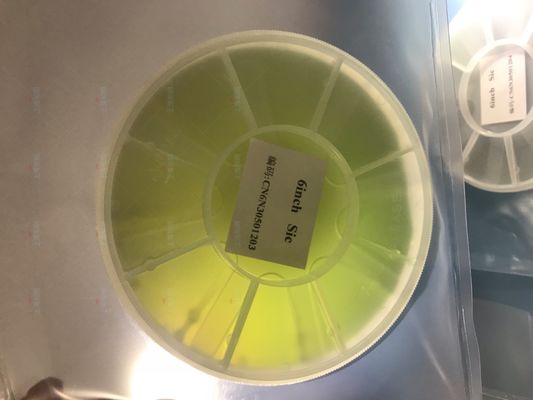 Καλή τιμή Προσαρμοσμένη επιφάνεια τύπων ενιαίου κρυστάλλου 4h-ν γκοφρετών SIC SIC διπλή γυαλισμένη πλευρά σε απευθείας σύνδεση