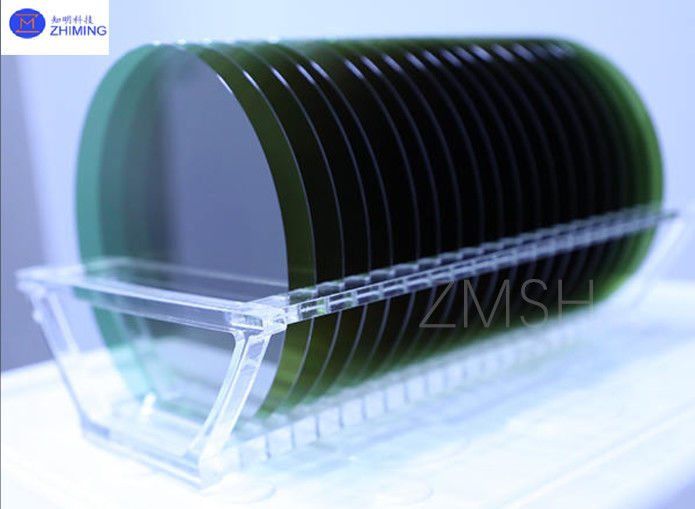8 ιντσών 4H-N SiC πάχος βάθους Wafer 500±25μm ή προσαρμοσμένο N-Doped Dummy Production Research Grade