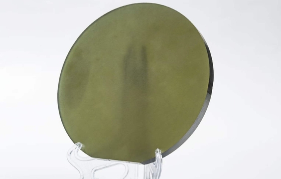 Monocrystalline πλαστός βαθμός Dia153mm 156mm 159mm υποστρωμάτων γκοφρετών καρβιδίου του πυριτίου SIC