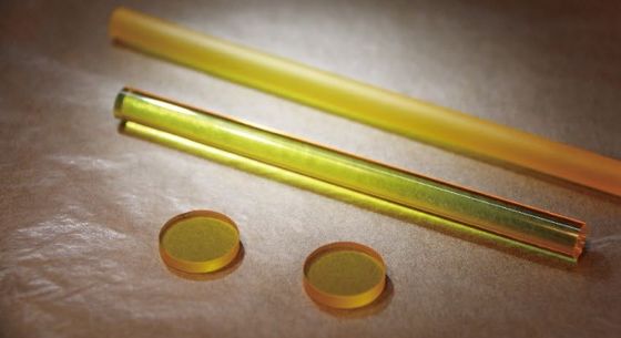 Nd Ce YAG Laser Crystal 1 ιντσών 2 ιντσών 10x10 mmt Γκοφρέτα γρανάτη αλουμινίου υττρίου