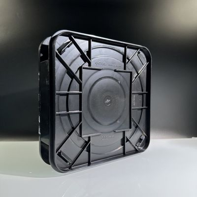 4inch 6inch 8inch σκοτεινό χρώμα κιβωτίων εμπορευματοκιβωτίων μεταφορέων πυριτίου κιβωτίων γκοφρετών πολυπροπυλενίου πολυ