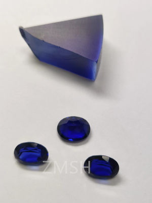Μπλε Ζαφείρι Ρο Gem Fe Ti Doped Kashmir Oceanic Azure Gem Κρυστάλλινο Κοσμήματα