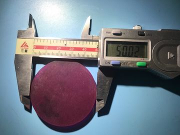 Καλή τιμή 50X2.5mmt Al2O3 χρωμίου κρυστάλλου Cr3+Doped σαπφείρου λέιζερ ροδοκόκκινη ροδοκόκκινη γκοφρέτα υποστρωμάτων κρυστάλλου σε απευθείας σύνδεση