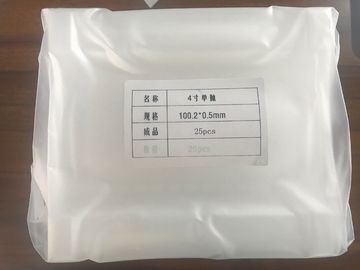Καλή τιμή υπόστρωμα Al2O3 0.5mm Γ σαπφείρου 100mm 4 ίντσας - πάχος άξονα που προσαρμόζεται σε απευθείας σύνδεση