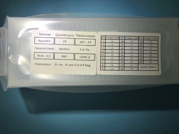 Καλή τιμή 2 γκοφρέτα νιτριδίων γαλλίου SSP ίντσας DSP κρυσταλλικά πρότυπα ενός άξονα σαπφείρου υποστρωμάτων GaN σε απευθείας σύνδεση