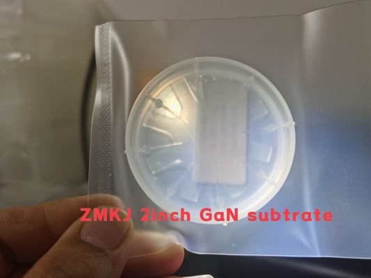 Καλή τιμή 4 ίντσες Ερευνητικό βαθμό 0,4 mm Ελεύθερο στάσιμο GaN Wafer για ημιαγωγούς σε απευθείας σύνδεση