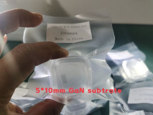 Καλή τιμή Προσαρμοσμένο μέγεθος 5x10mm ελεύθερη μόνιμη HVPE Μ γκοφρέτα νιτριδίων γαλλίου άξονα σε απευθείας σύνδεση