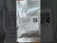 Um πυκνά 350 υπόστρωμα ημιαγωγών InP ενιαίου κρυστάλλου 2 ίντσας πρωταρχικό