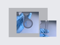 Σωλήνες σαπφείρου ενιαίου κρυστάλλου και αυξημένο ράβδοι λεπτό έδαφος και γυαλισμένη επιφάνεια