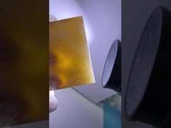 Κίτρινο Ζαφείρι Ακατέργαστη Ύλη Δημιουργημένο στο Εργαστήριο για την Κατασκευή Κοσμημάτων